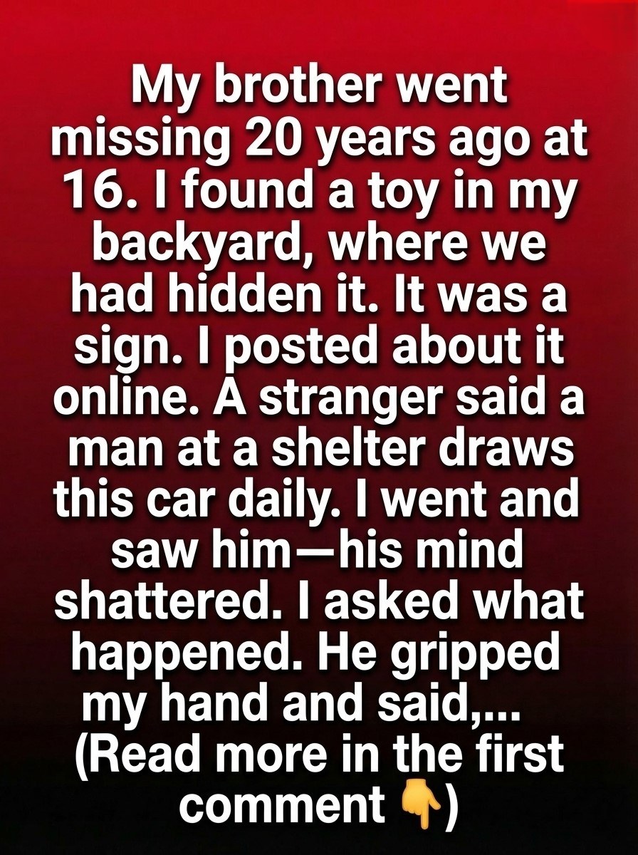 The Toy Car in the Backyard: A Long-Lost Brother and the Memory That Led Him Home