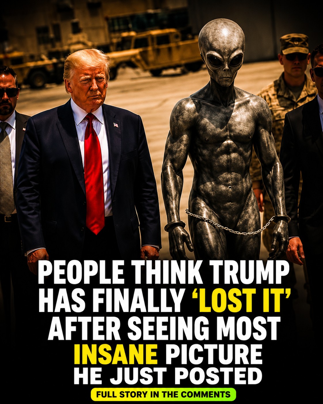 People think Trump has finally ‘lost it’ after seeing most insane picture he just posted