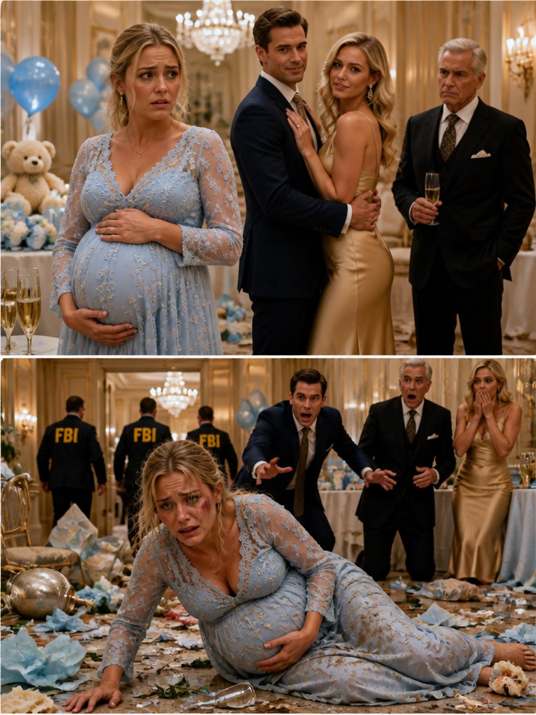 I was eight months pregnant with our miracle baby when my husband brought his 22-year-old mistress to our baby shower. When I demanded they leave, he ᴘᴜɴᴄʜᴇᴅ me straight in the stomach, sending me crashing into the gift table.