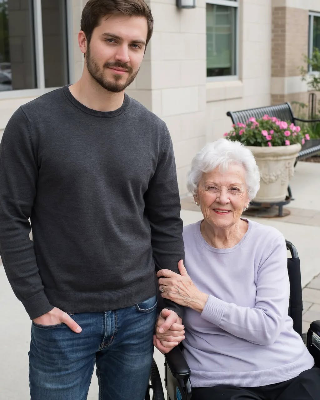 I Pretended to Be an Old Woman’s Son at the Nursing Home Because Her Real Family Paid Me – After She Passed Away, the Director Said, ‘She