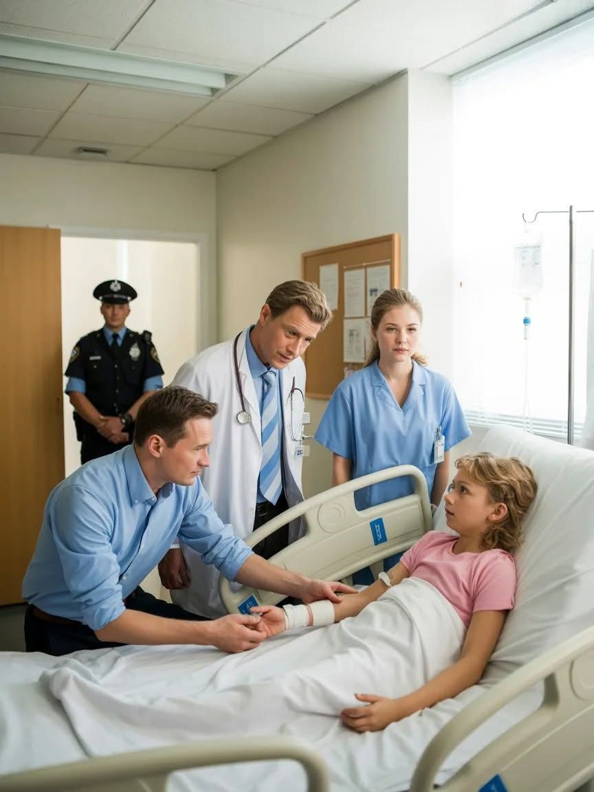 A Widowed Father Rushed to the Hospital After an Urgent Call Said His 8-Year-Old Daughter Was in Critical Condition — But When He Finally Sat