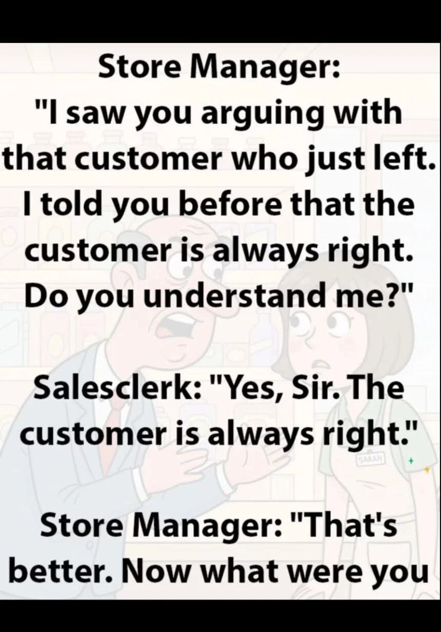 Argument With Customer.. SEE MORE –
